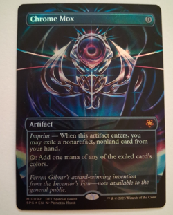 Chrome Mox Borderless FOIL NM Special Guests MTG Aetherdrift Magic the Gathering - Image 1
