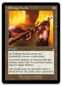 Pithing Needle (Retro Frame) #463 (NM) Ravnica Remastered RVR Magic MTG - Image 1