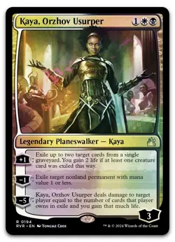 Kaya, Orzhov Usurper #194 (Foil) (NM) Ravnica Remastered RVR Magic MTG - Image 1