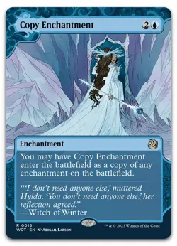 Copy Enchantment #16 (NM) Wilds of Eldraine WOT Magic MTG - Image 1