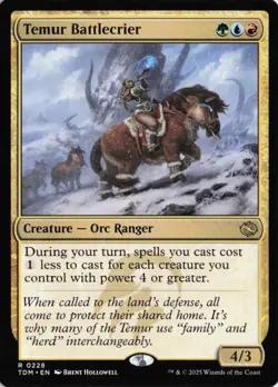 Temur Battlecrier, #228, TDM, Reg, R - NM - Image 1