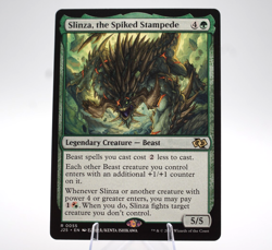 Slinza, the Spiked Stampede | #055 | Rare | Magic | Foundations J25 | 2024 - Image 1