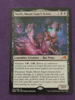 MTG TCG Nashi, Moon Sage's Scion - Kamigawa: Neon Dynasty (NEO) - Image 1
