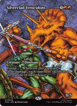 Magic: The Gathering 2026 Wizards of the Coast PZA Silverclad Ferocidons #9 - Image 1