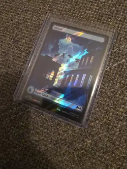 Alt Foil Basic Lands Island TNMT Turtles MTG Magic Gathering NM English - Image 1