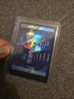 Alt Foil Basic Lands Island TNMT Turtles MTG Magic Gathering NM English - Image 3