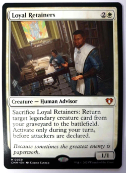 MTG: Commander Masters - Loyal Retainers - Mythic Rare - 0039 - NM - Image 1