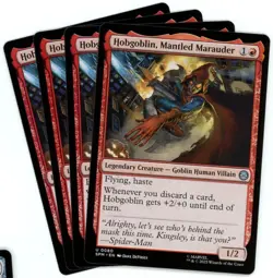 x4 Hobgoblin, Mantled Marauder - 0080 - Marvel's Spider-Man - MTG - NM/M English - Image 1