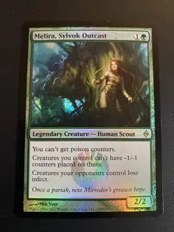 Melira, Sylvok Outcast - Foil - New Phyrexia - Mtg - Single - LP - Image 1