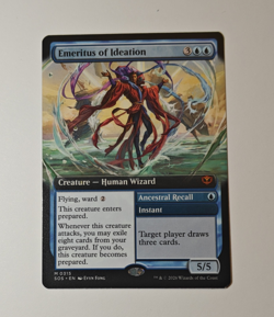 Magic: The Gathering Emeritus of Ideation Secrets of Strixhaven Blue 0315 - Image 1