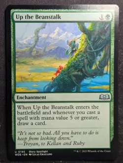 Up the Beanstalk - Wilds of Eldraine (MTG) - Image 1