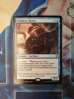 Displacer Kitten NM Non-Foil Battle For Baldur's Gate MTG - Image 1