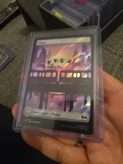 Alt Foil Basic Lands Plains TNMT Turtles MTG Magic The Gathering Near Mint - Image 3