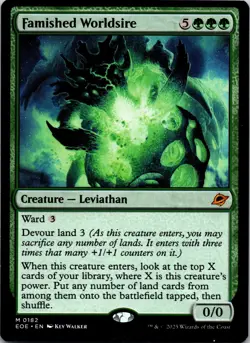 Famished Worldsire M Edge of Eternities 182 NM - Image 1