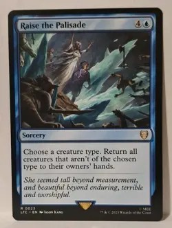 MTG Raise the Palisade x1 UB LotR Comman...Regular NM/PFresh! - Image 1