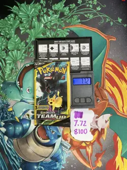 Pokemon TCG Sun & Moon Team Up Mini Booster Pack Pikachu & Zekrom Sealed 7.72G - Image 1