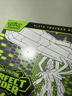Pokemon TCG: Mega Evolution Perfect Order Elite Trainer Box Sealed Slight Scuff - Image 2