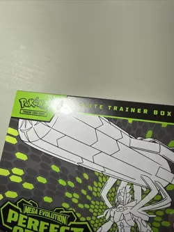 Pokemon TCG: Mega Evolution Perfect Order Elite Trainer Box Sealed Slight Scuff - Image 3