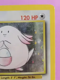 Pokemon TCG Chansey 3/102 Base Set Holo Rare Moderately Played - Image 4