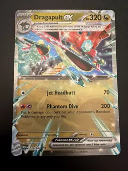 Pokemon TCG Twilight Masquerade Dragapult EX 130/167 Double Rare - Image 1