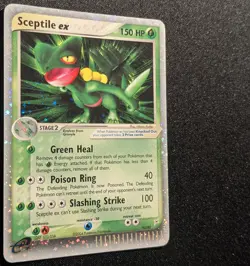 Pokemon TEAM MAGMA vs TEAM AQUA - 93/95 Sceptile ex Holo ENG - DOUBLE SWIRL LP+ - Image 5