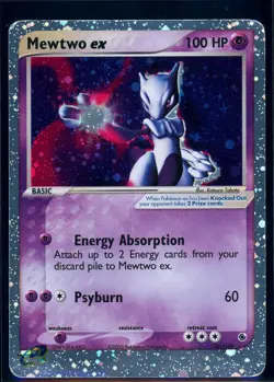 Pokemon EX RUBY&SAPPHIRE - #101/109 Mewtwo ex - Holo - SWIRL - ENG - MP - Image 1