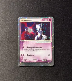 Pokemon EX RUBY&SAPPHIRE - #101/109 Mewtwo ex - Holo - SWIRL - ENG - MP - Image 3