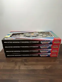 Lot of 4 Pokemon Lucario Ex Tyranitar Ex Premium Collection Prismatic Evolution - Image 4