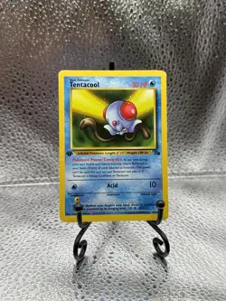 Tentacool 56/62 Fossil Regular - 1st Edition - LP - Pokemon - Image 1
