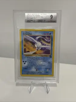 2000 Pokemon Promo Black Star AOKI Error #22 Articuno Beckett 9 MINT - Image 1