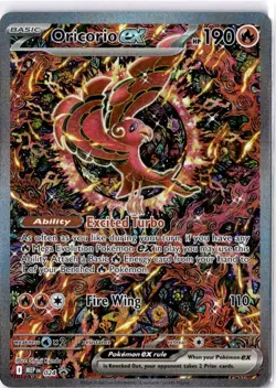 Oricorio ex 024 Phantasmal Flames Black Star Promo Full Art Pokemon TCG MT - Image 1