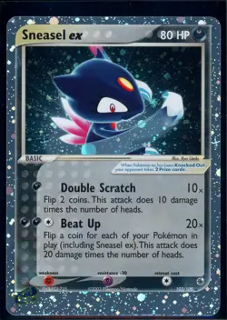 Pokemon EX RUBY&SAPPHIRE - #103/109 Sneasel ex - Ultra Rare Holo - ENG - NM+ - Image 1