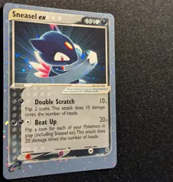 Pokemon EX RUBY&SAPPHIRE - #103/109 Sneasel ex - Ultra Rare Holo - ENG - NM+ - Image 5