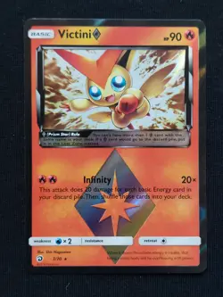Pokemon, Victini Prism Star, Dragon Majesty 7/70, NM - Image 1