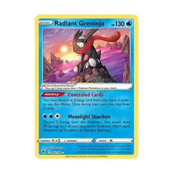 Pokemon SWSH10: Astral Radiance Radiant Greninja (NA) #046/189 (Holo) NM - Image 1