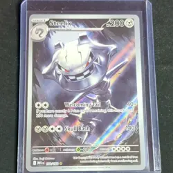 Pokemon Steelix Illustration Rare Holo 150/132 Me01: Mega Evolution 200HP - Image 1