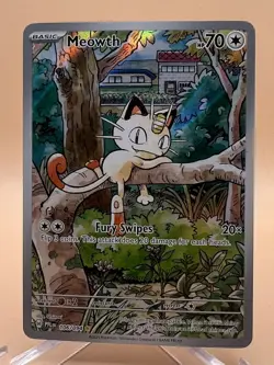 Meowth 106/094 Pokemon TCG Phantasmal Flames English IR - Image 1