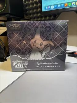 Pokemon Center Exclusive Paldean Fates ETB Elite Trainer Box Sealed & New - Image 1