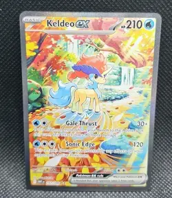 Pokemon TCG Keldeo ex 167/086 Sv: White Flare SIR Holo - NM - Image 1