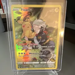 Pokemon Pikachu TG05/TG30 Lost Origin Ultra Rare Full Art Holo 60HP - Image 1