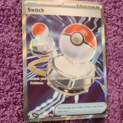 Pokemon Switch 123/094 Me02: Phantasmal Flames Holo Rare Foil Trainer 2025 - Image 3