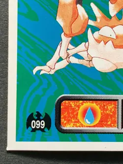 Kingler 099 Pokemon Sticker Seal Japanese Amada 1996 NINTENDO VERY RARE - Image 5