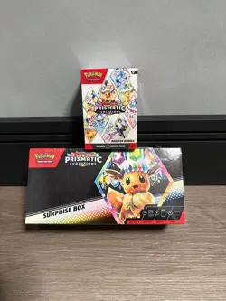 Pokemon TCG Prismatic Evolutions Surprise Box and Booster Bundle (NEW/SEALED) - Image 1