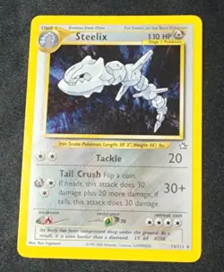 Pokemon Steelix Holo 15/111 Neo Genesis LP - Image 1