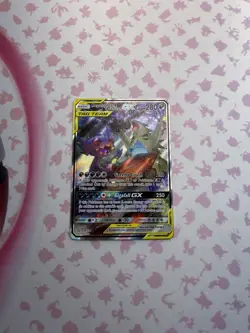 Mega Sableye & Tyranitar GX (Alt Art) 226/236 Unified Minds Ultra Rare Pokemon - Image 2