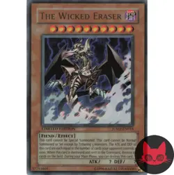 Yugioh The Wicked Eraser JUMP-EN016 Ultra Rare Limited Edition NM - Image 1