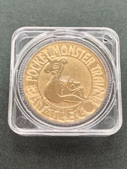 Lapras NO.131 Pokemon Battle Coin Medal 1997 Japan Pokemon RARE Nintendo Gold - Image 1