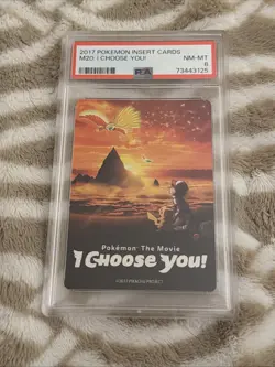 2017 POKEMON INSERT CARDS POKEMON THE MOVIE: I CHOOSE YOU! PSA 8 - Image 1