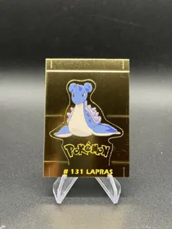 Pokemon Lapras Gold Holo 2000 Navarrete Buildable Card Kanto Edition Vintage - Image 1