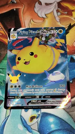 Pokemon: Flying Pikachu Vmax 007/025 Celebrations NM - Image 1